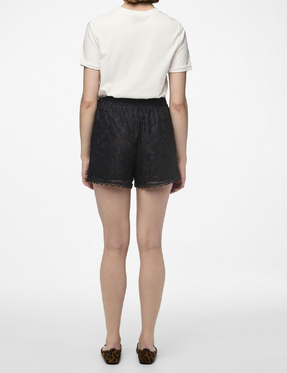 Pantaloni scurti Pieces, negru - 1 | YEO