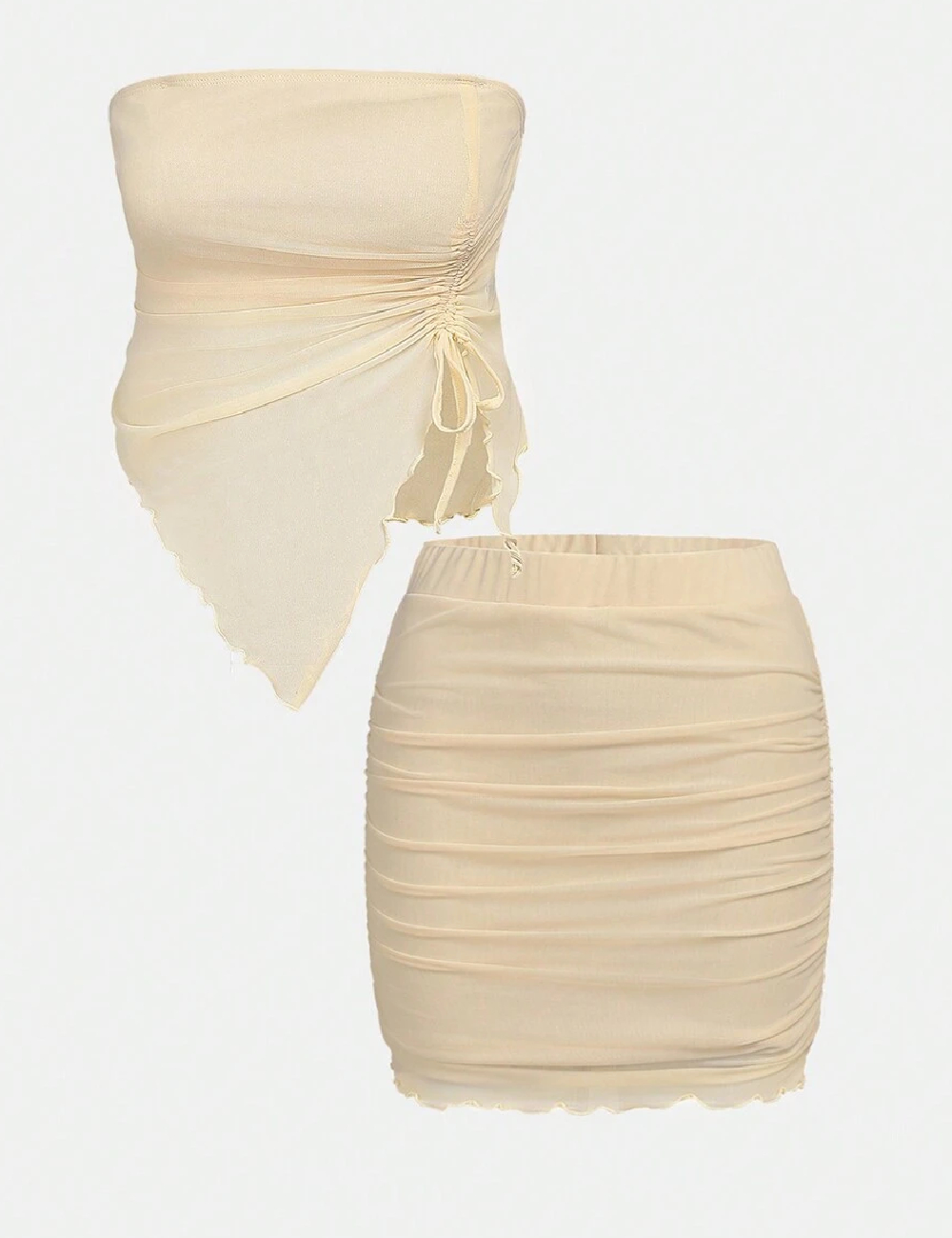 Compleu Shein Kids, crem