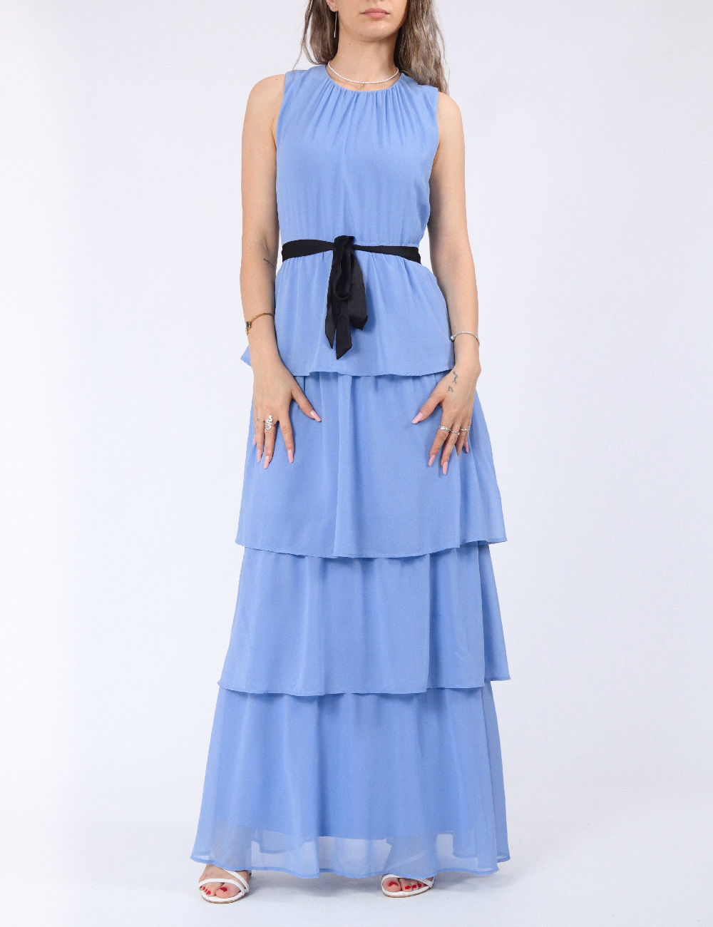 Rochie lunga Vero Moda, albastru