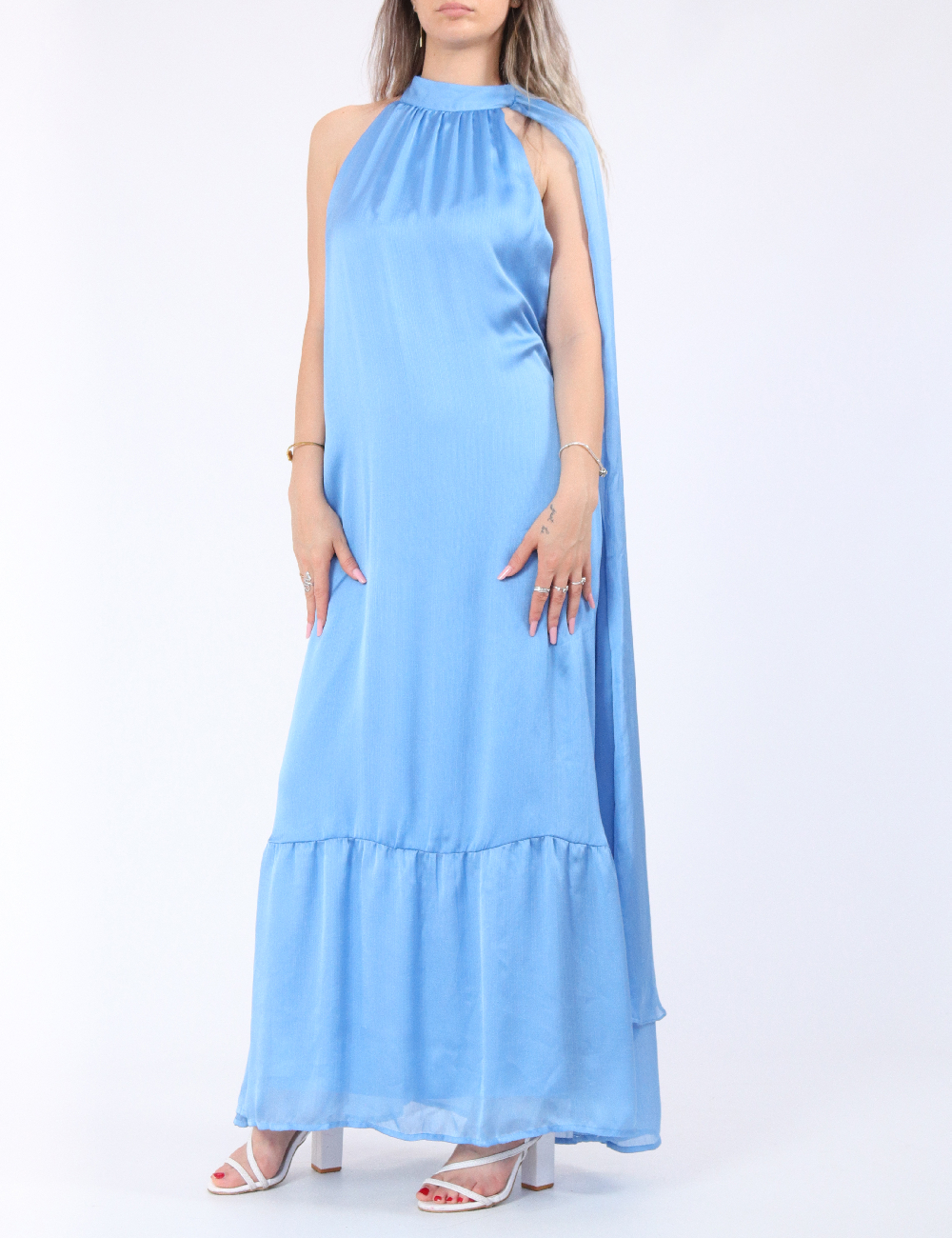 Rochie lunga Vero Moda, albastru - 1 | YEO