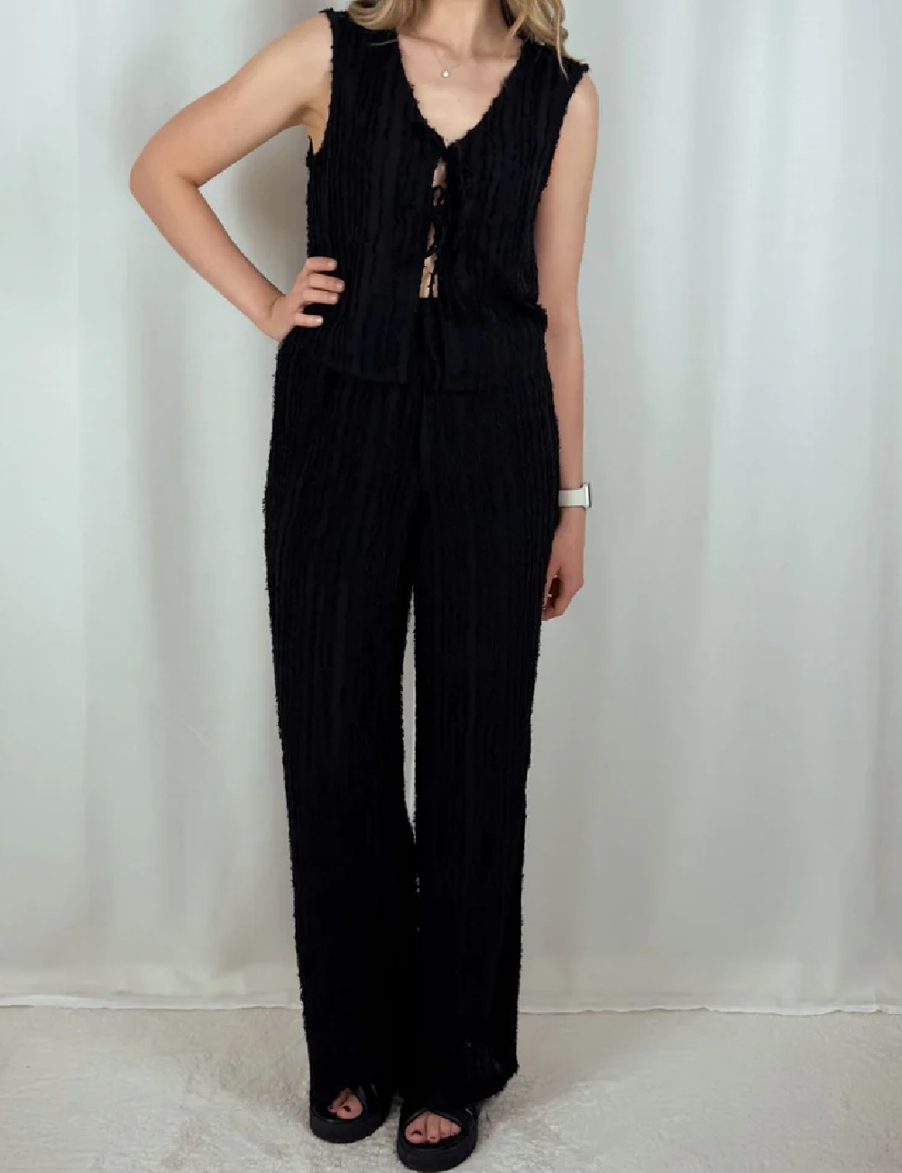 Top Pieces, negru - 1 | YEO