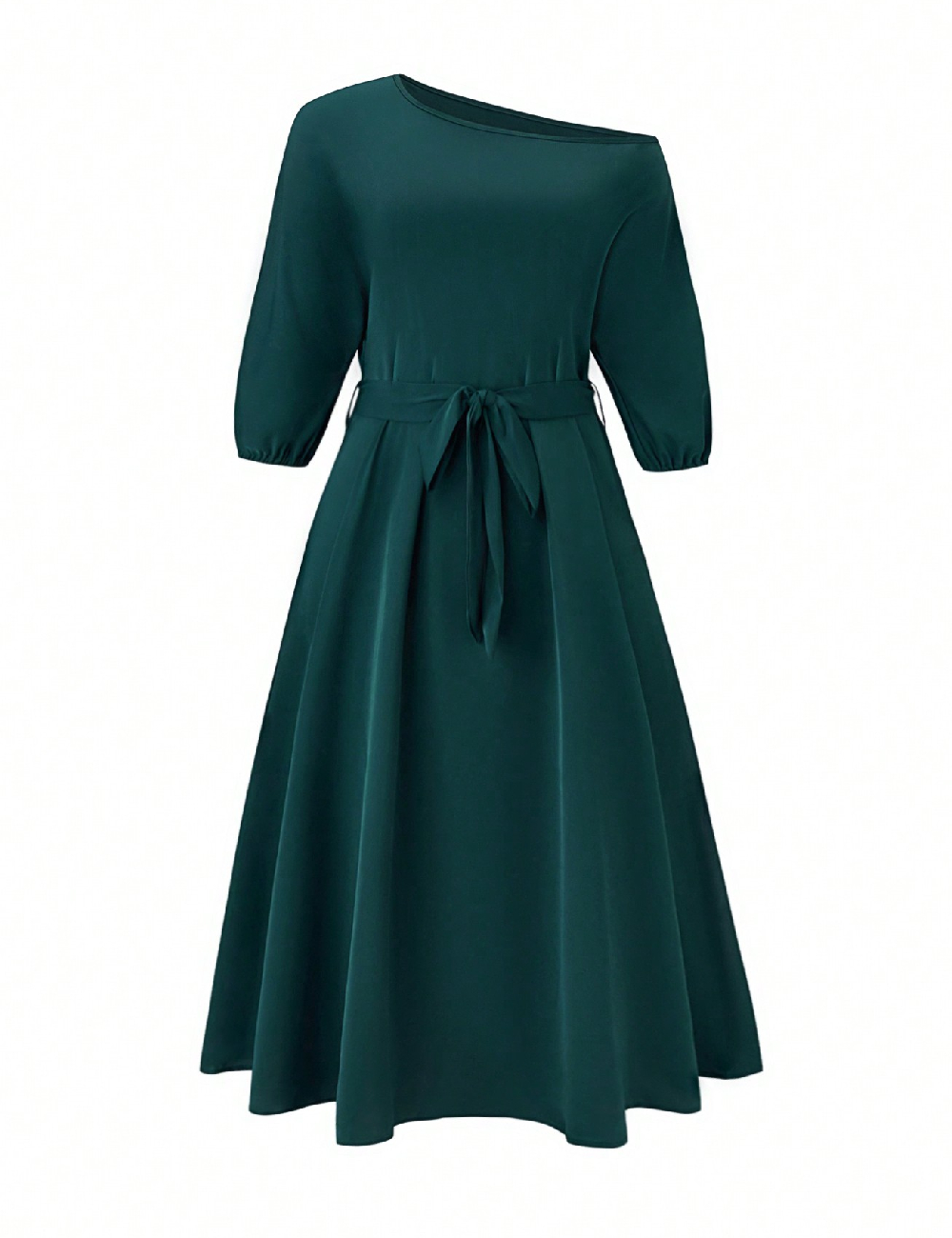 Rochie medie SHEIN CURVE, verde