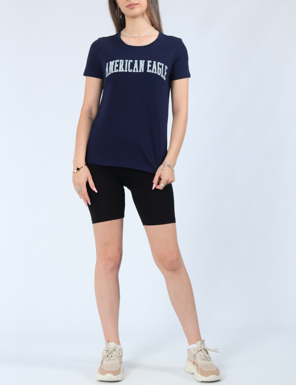 Tricou American Eagle, albastru - 1 | YEO