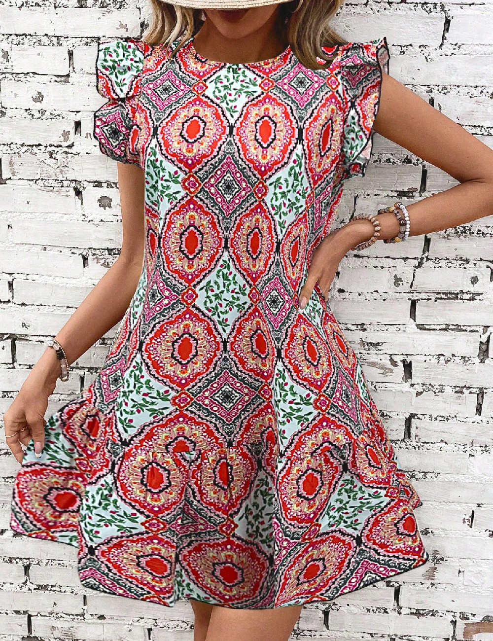 Rochie scurta SHEIN, mix culori