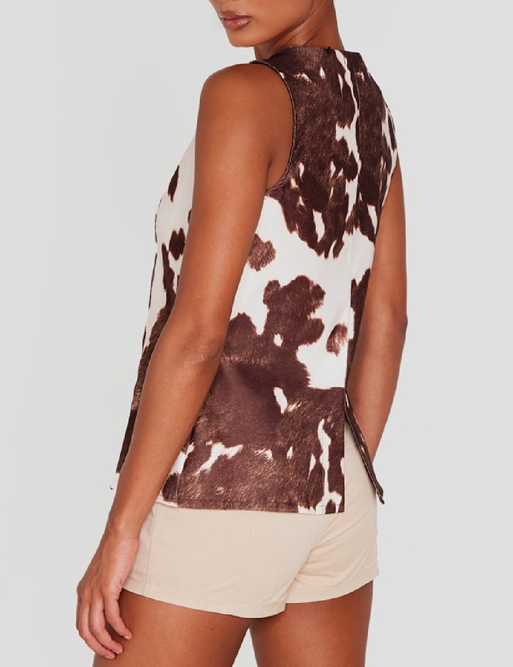 Vesta PRETTYLITTLETHING, alb/maro - 1 | YEO