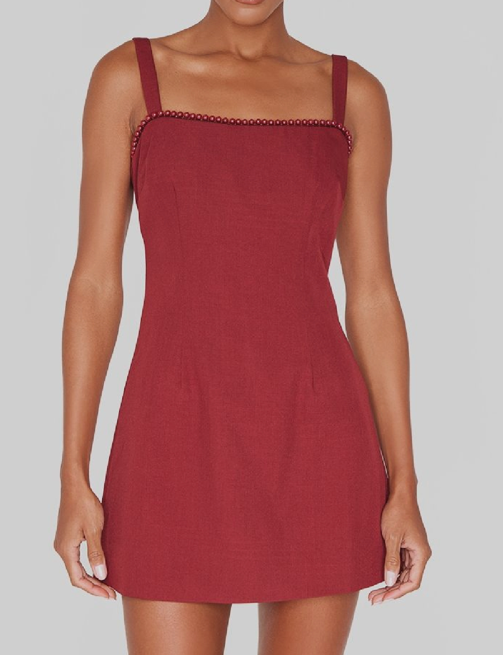 Rochie scurta PRETTYLITTLETHING, rosu - 1 | YEO