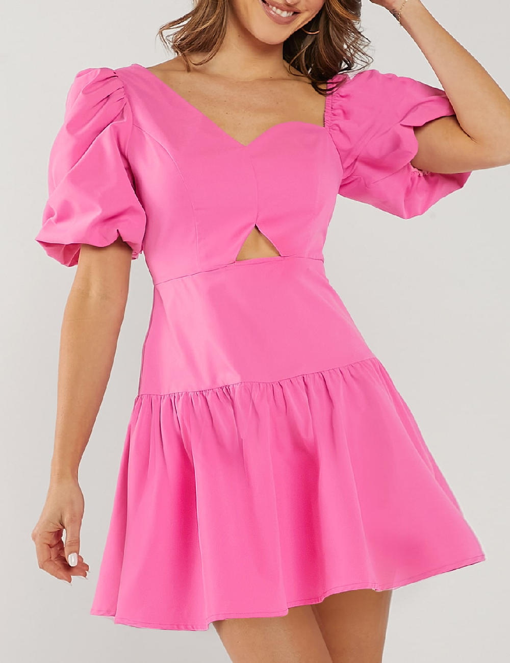 Rochie scurta SHEIN, roz