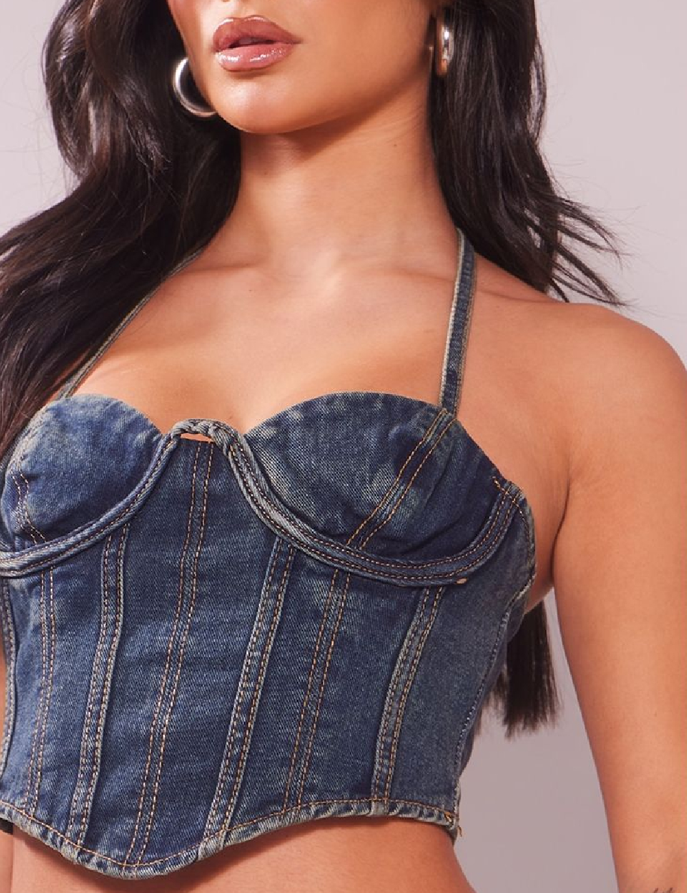 PRETTYLITTLETHING Top, albastru