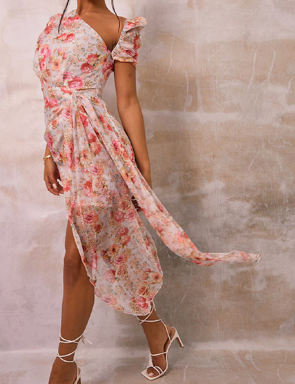 Rochie scurta PRETTYLITTLETHING, floral print - 1 | YEO