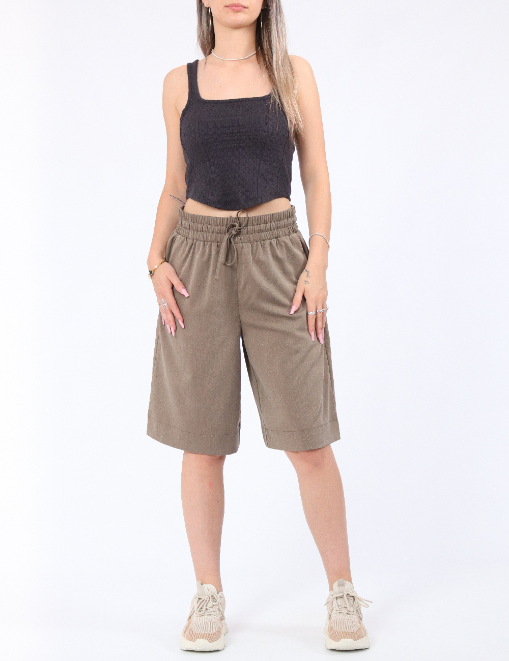 Pantaloni scurti Noisy May, maro