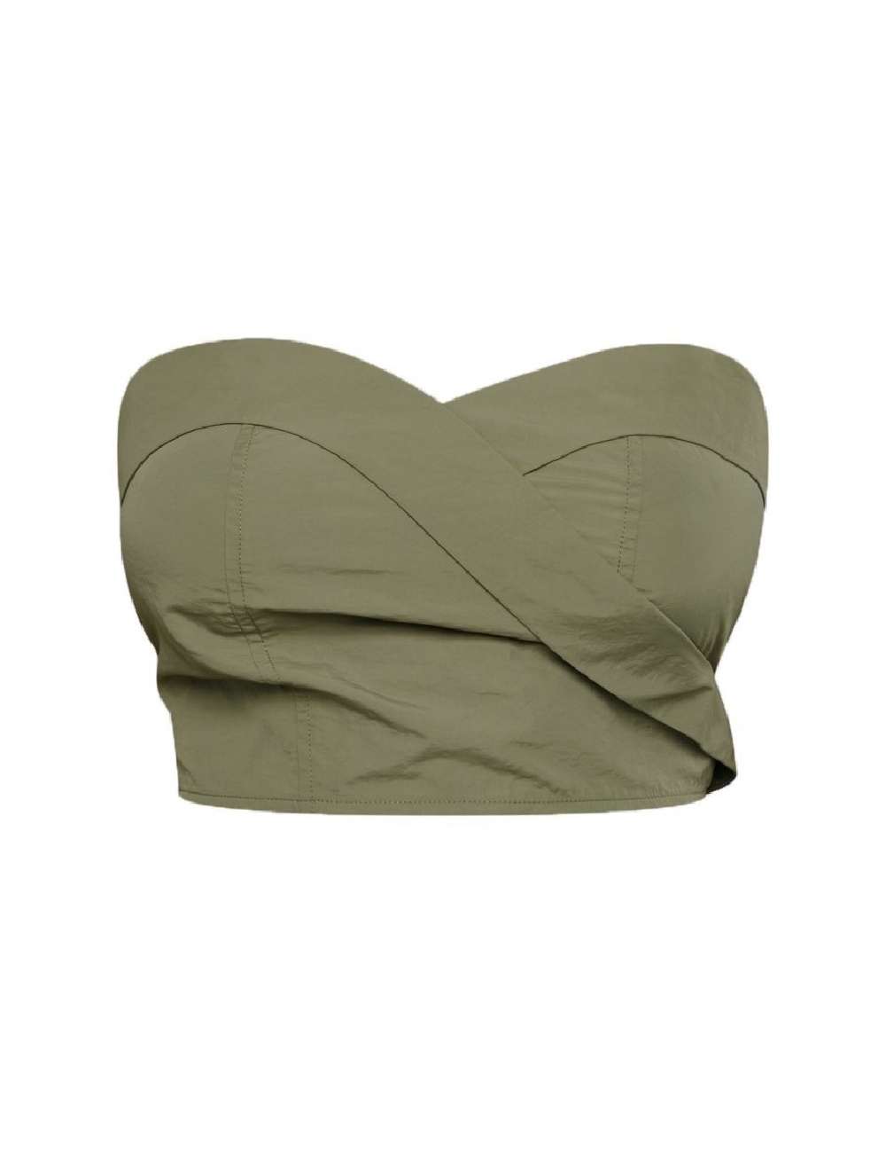 Top PRETTYLITTLETHING, verde - 1 | YEO