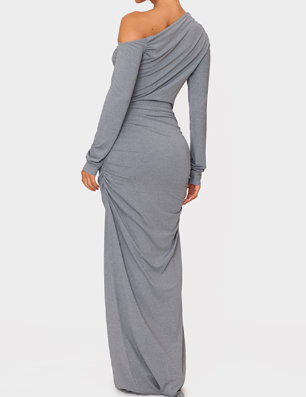 Rochie lunga PRETTYLITTLETHING, gri - 1 | YEO