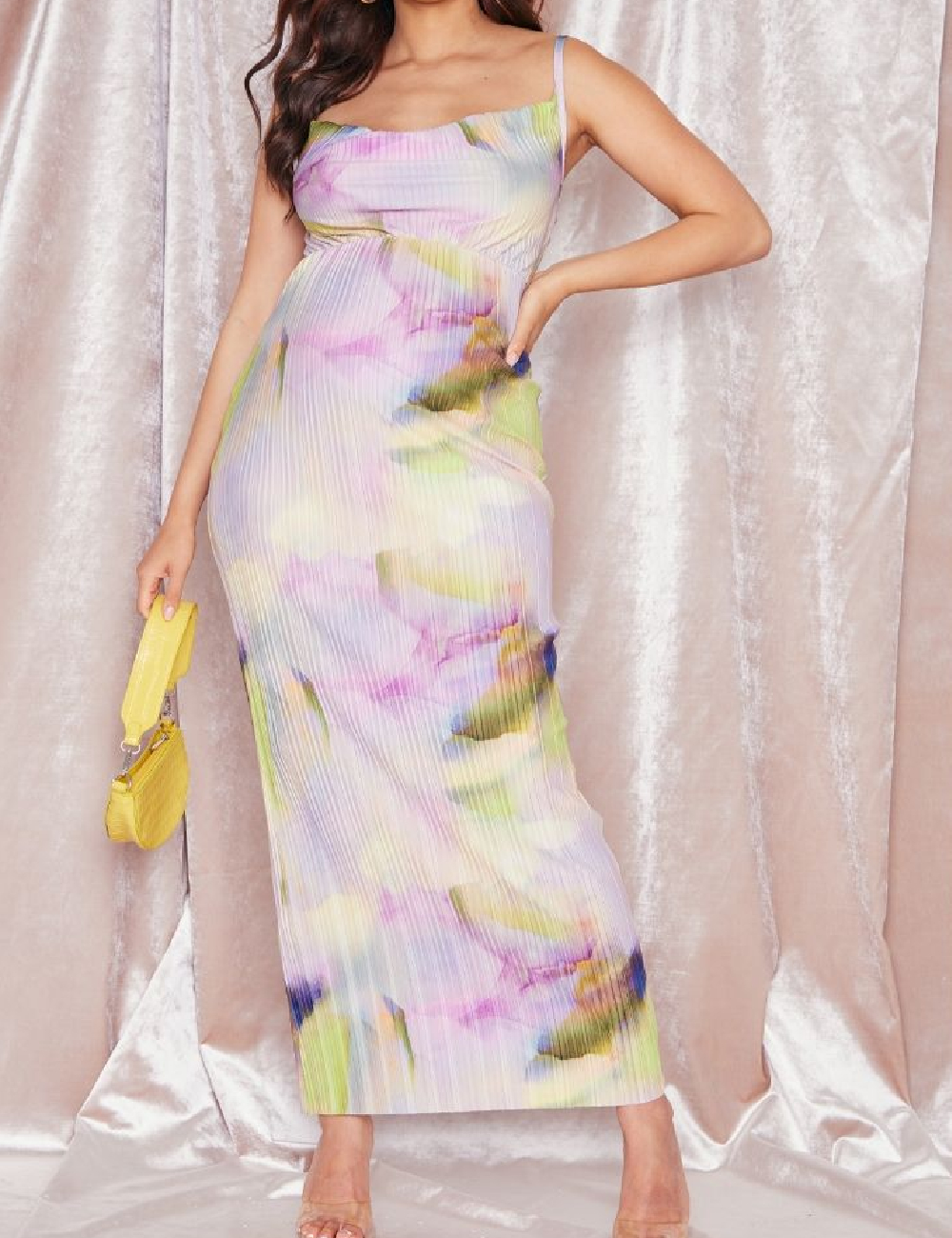Rochie lunga PRETTYLITTLETHING Maternity, mix culori