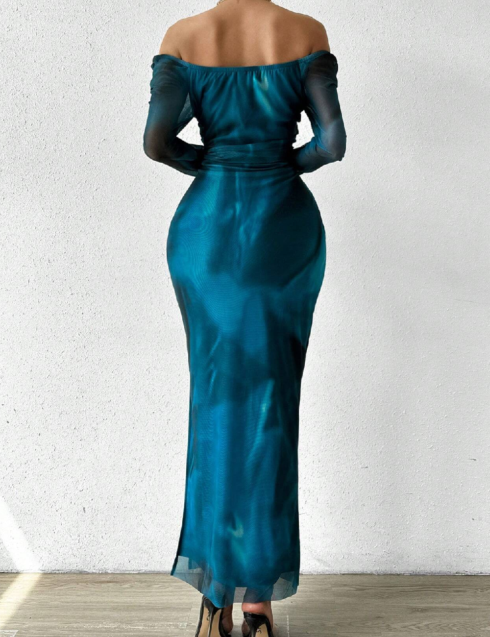 Rochie lunga SHEIN, albastru - 1 | YEO