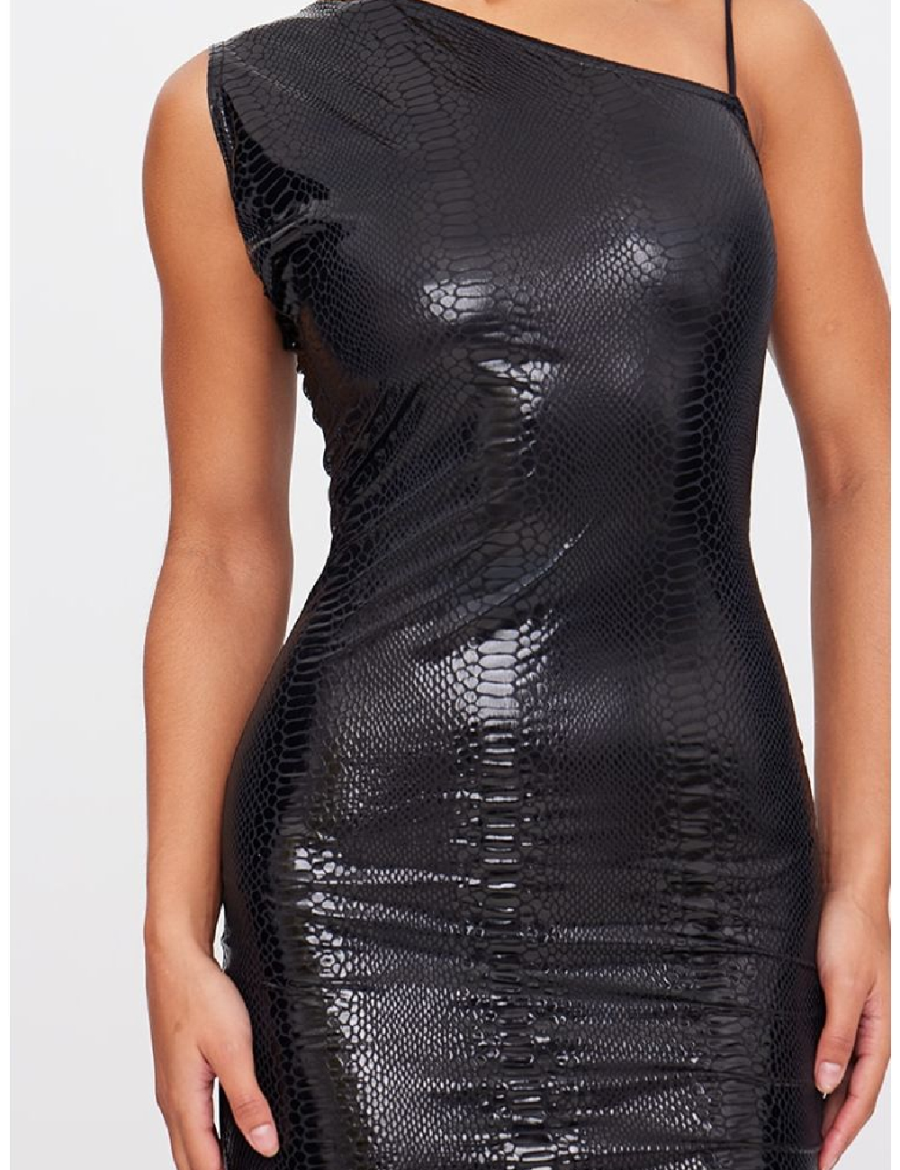 Rochie lunga PRETTYLITTLETHING, negru - 1 | YEO
