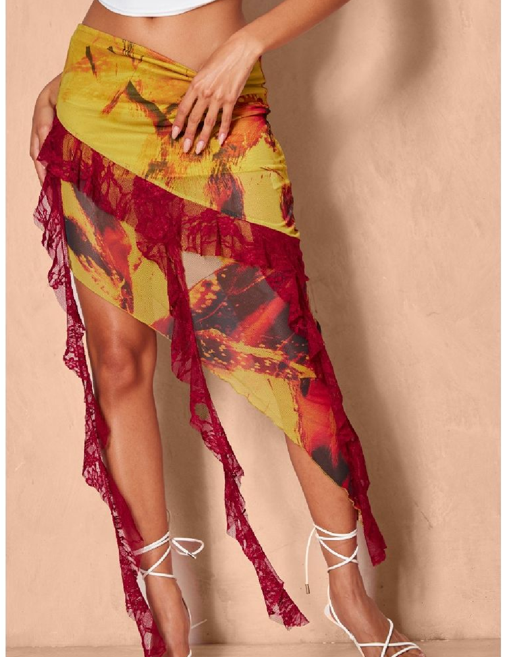 Fusta PRETTYLITTLETHING, mix culori - 1 | YEO