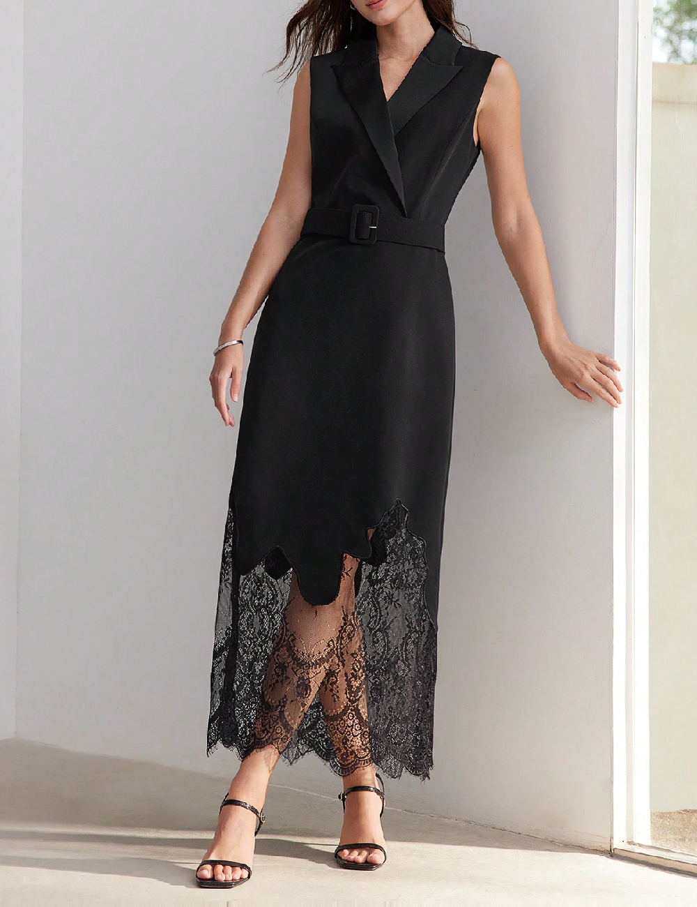 Rochie lunga MOTF, negru