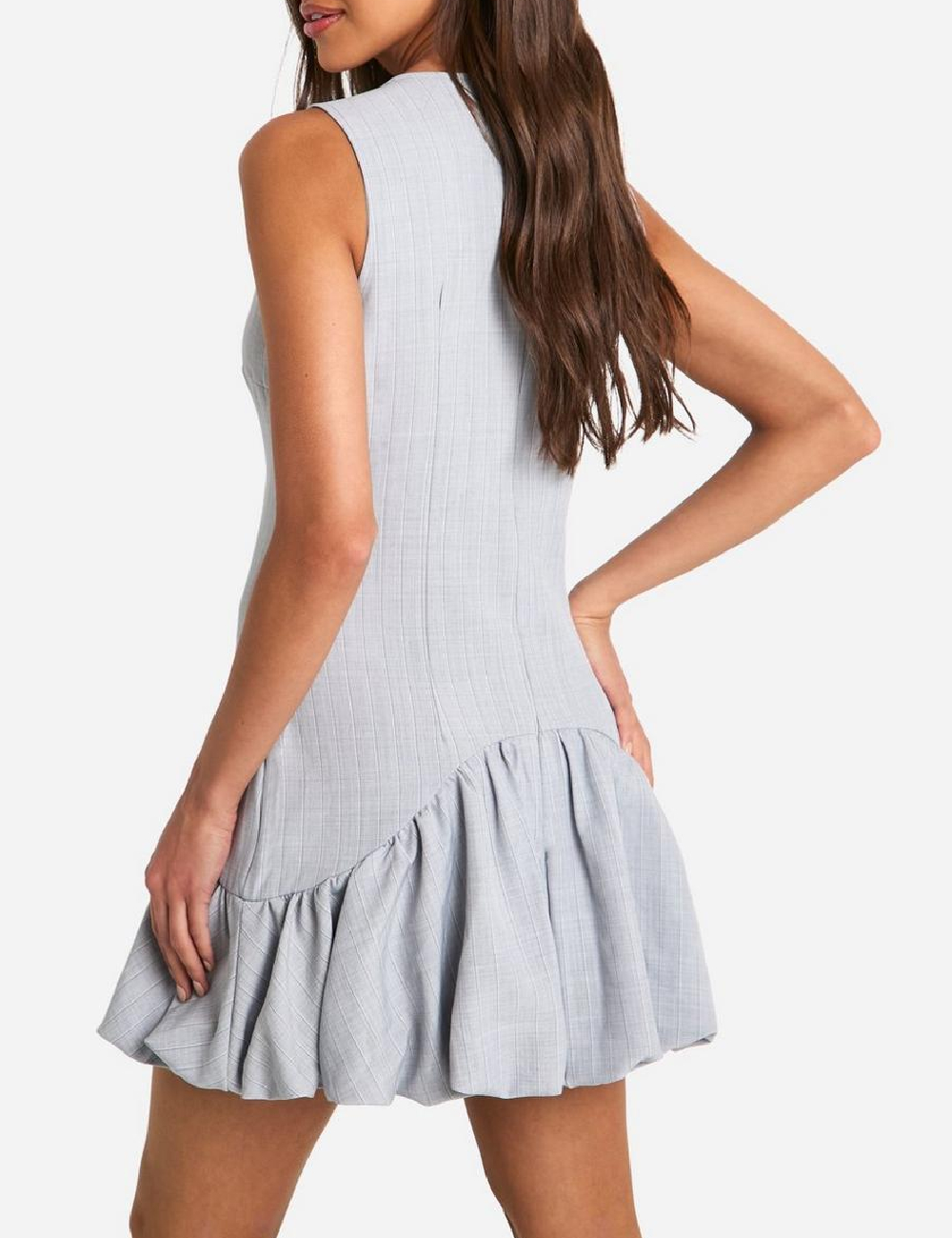 Rochie scurta Boohoo, gri - 1 | YEO