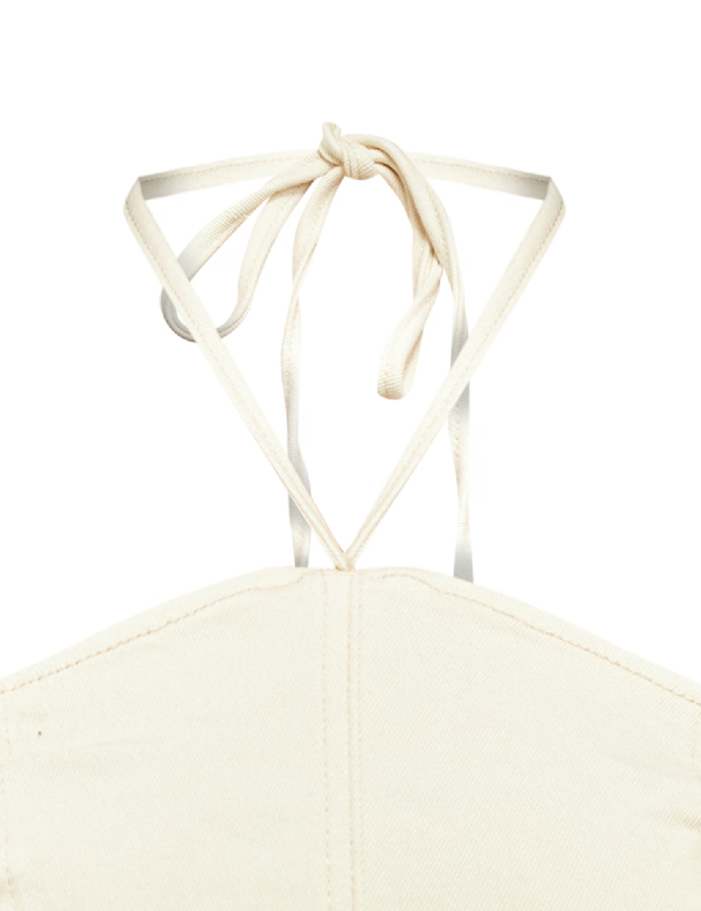 Top PRETTYLITTLETHING, crem - 1 | YEO