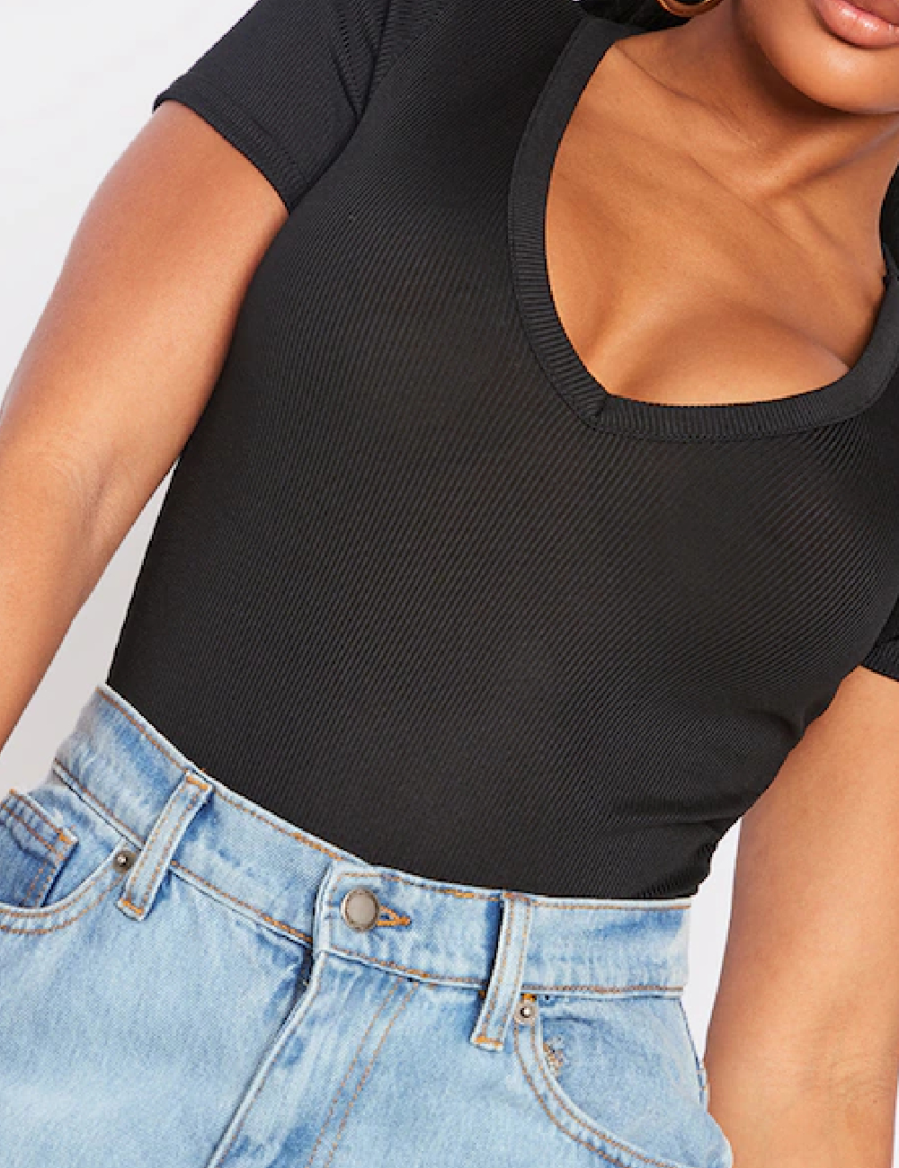 Body PRETTYLITTLETHING, negru - 1 | YEO