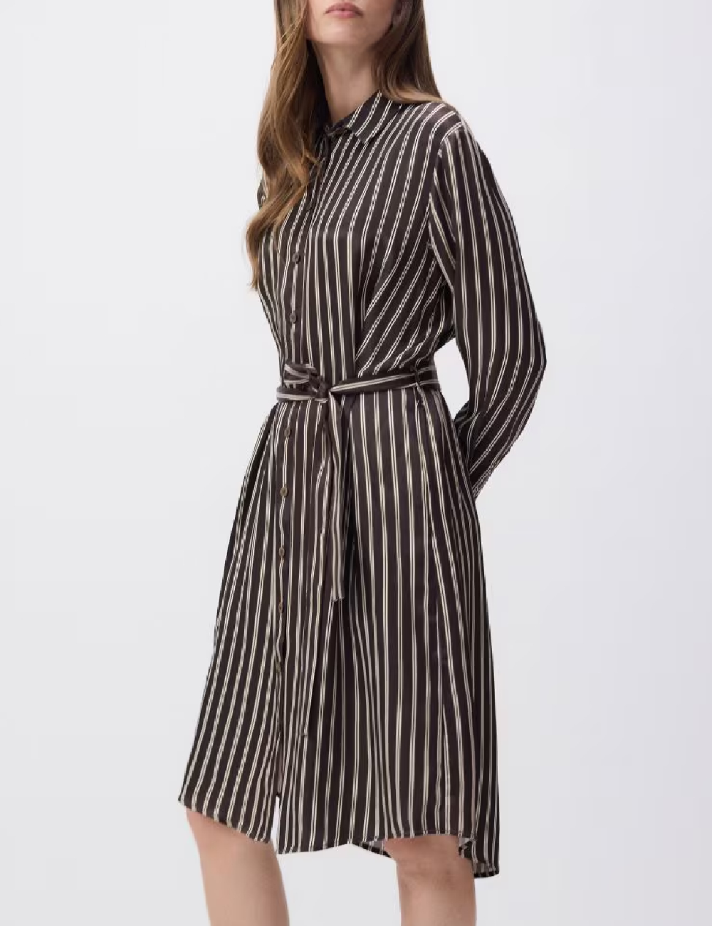 Rochie medie Reserved, maro