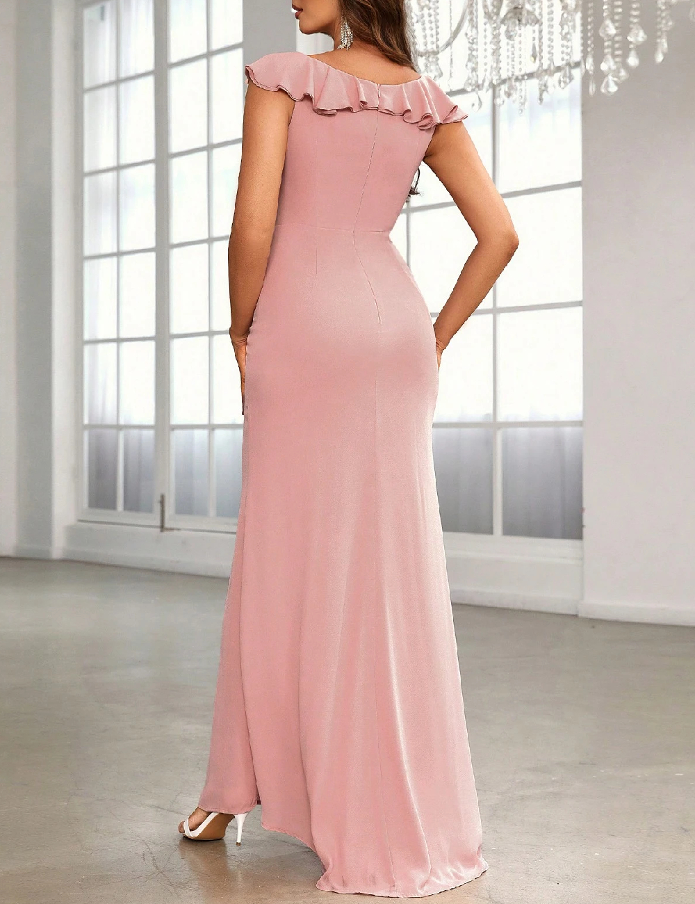 Rochie lunga SHEIN, roz - 1 | YEO