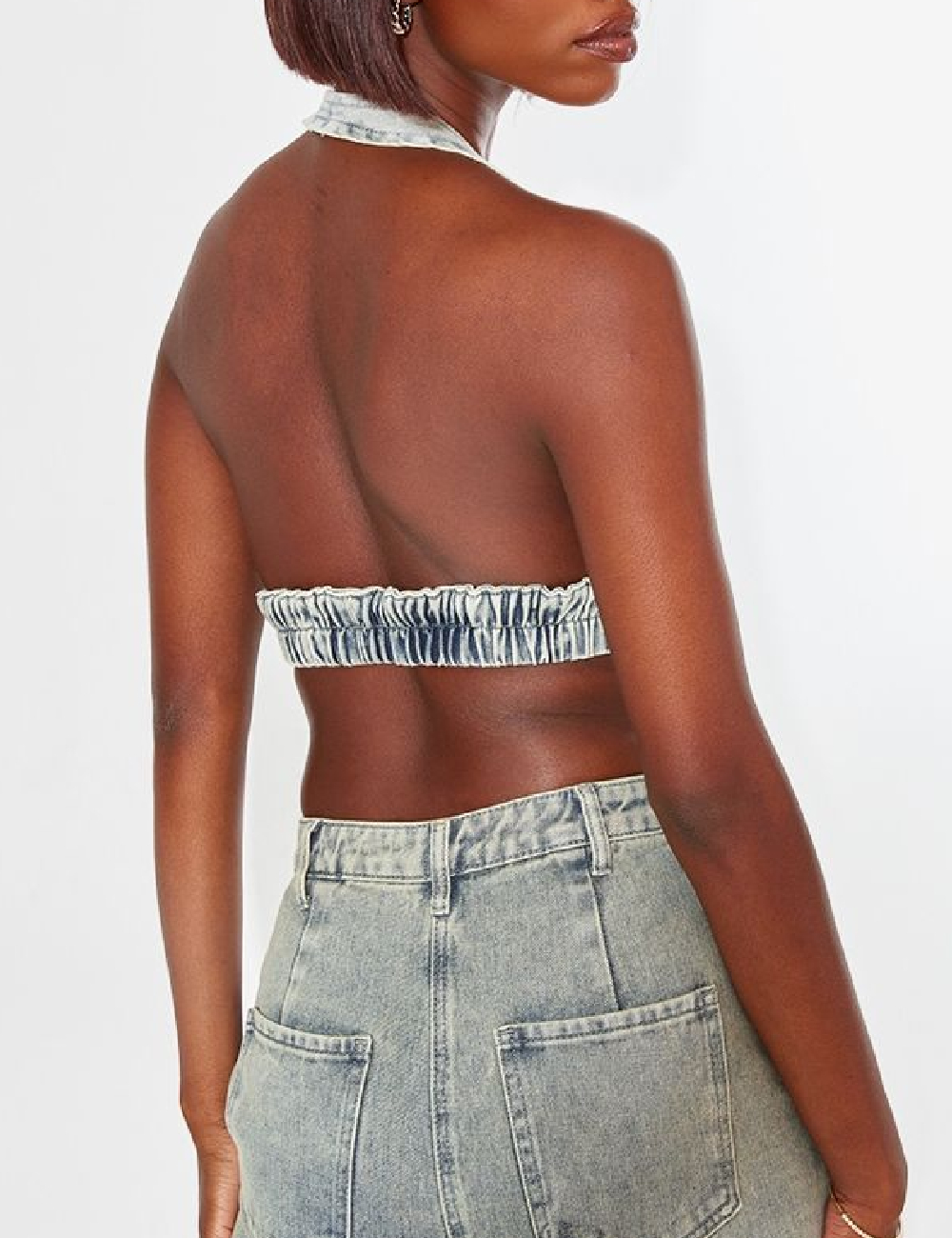 Top PRETTYLITTLETHING, albastru - 1 | YEO