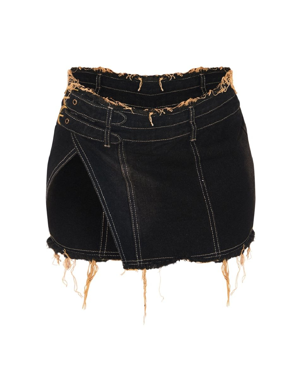 Fusta PRETTYLITTLETHING, negru - 1 | YEO