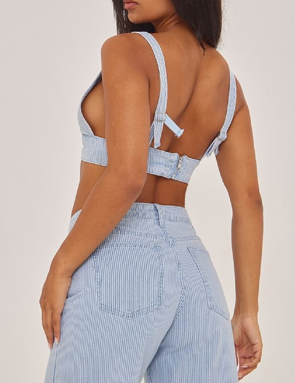 Top PRETTYLITTLETHING, albastru - 1 | YEO