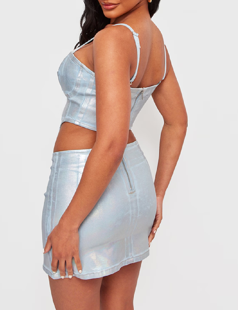 Top PRETTYLITTLETHING, albastru - 1 | YEO