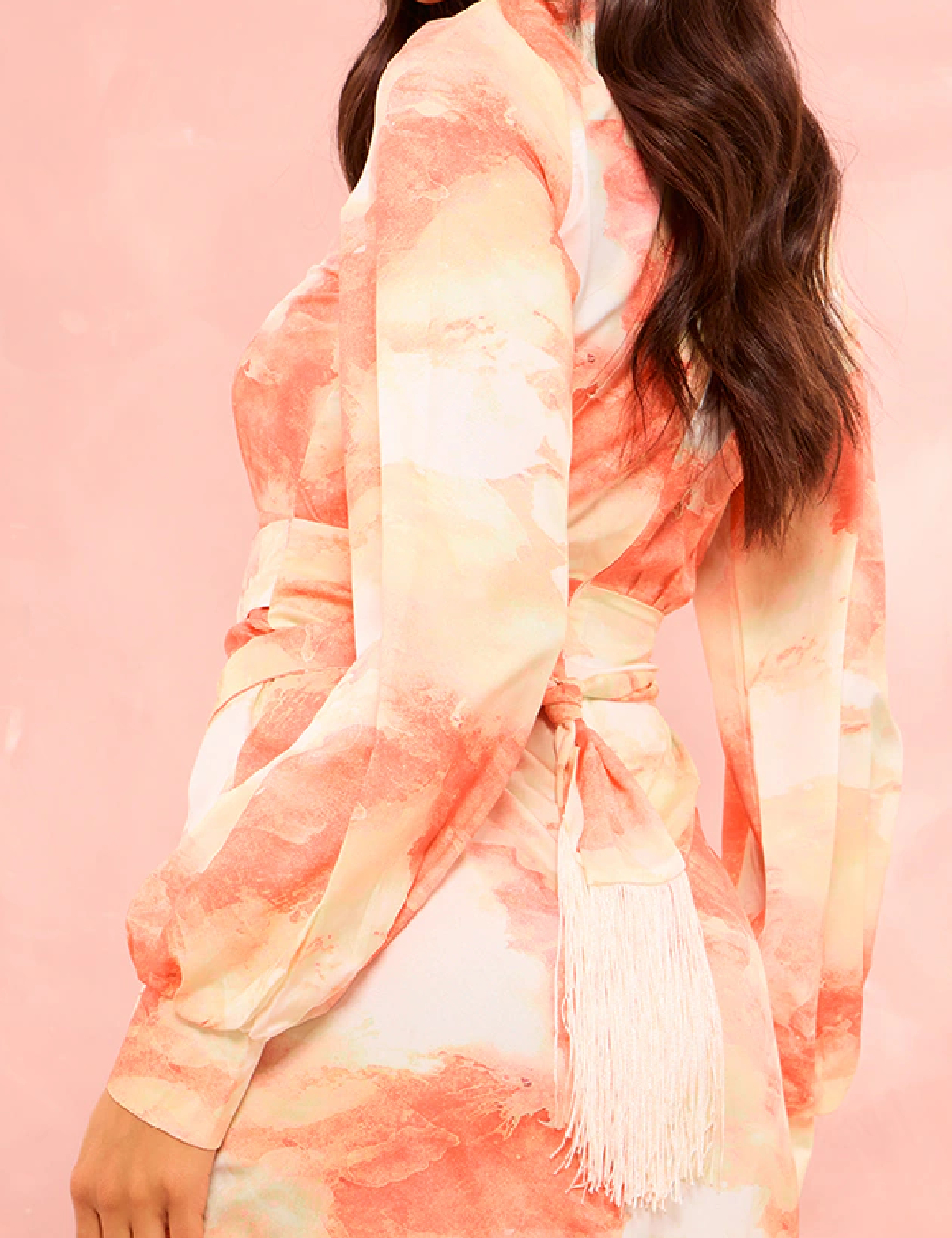 Rochie lunga PRETTYLITTLETHING, portocaliu - 1 | YEO