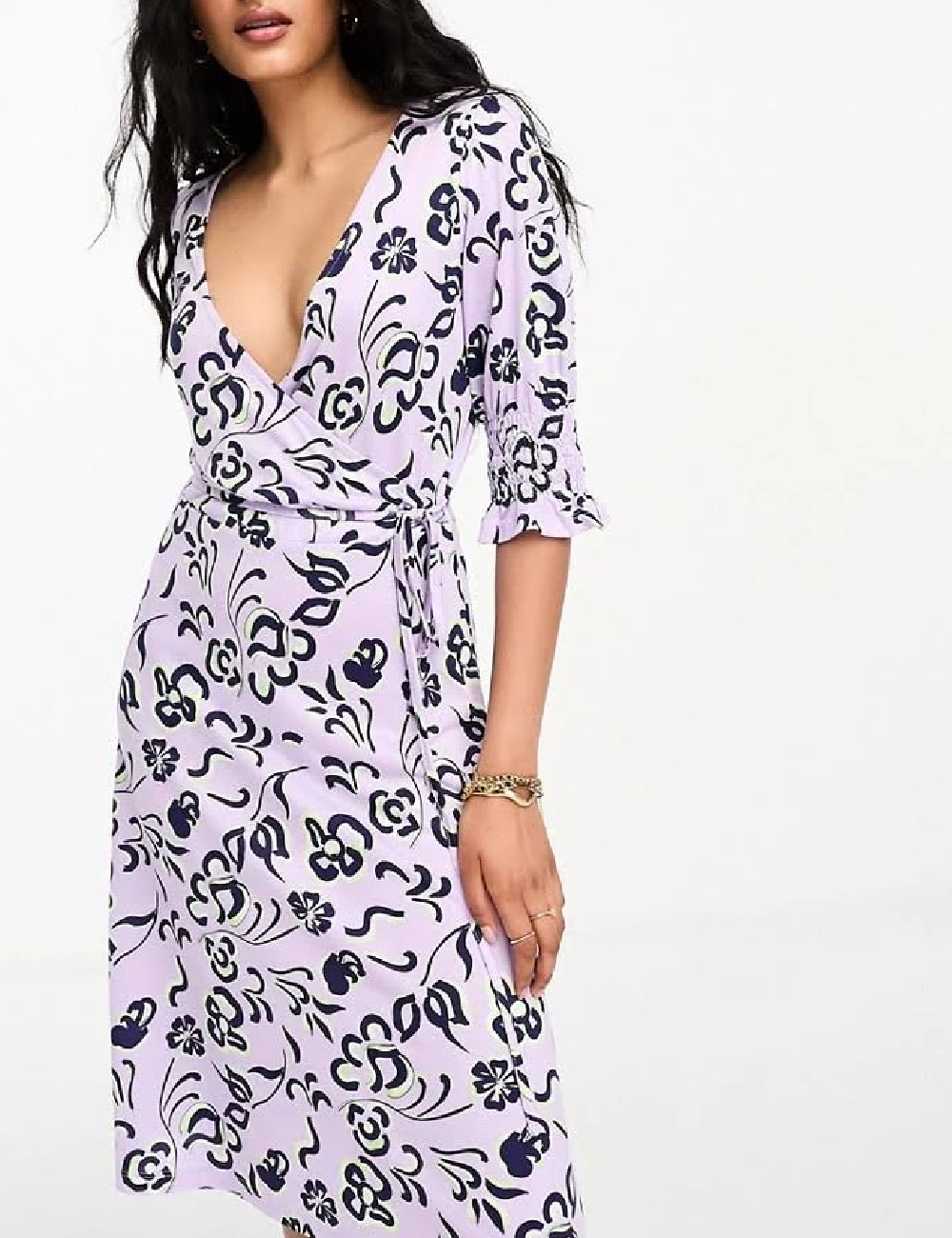 Rochie medie French Connection, mov - 1 | YEO