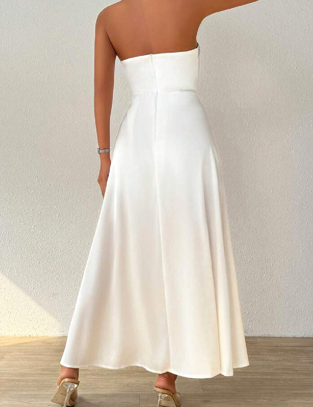 Rochie medie SHEIN, alb - 1 | YEO