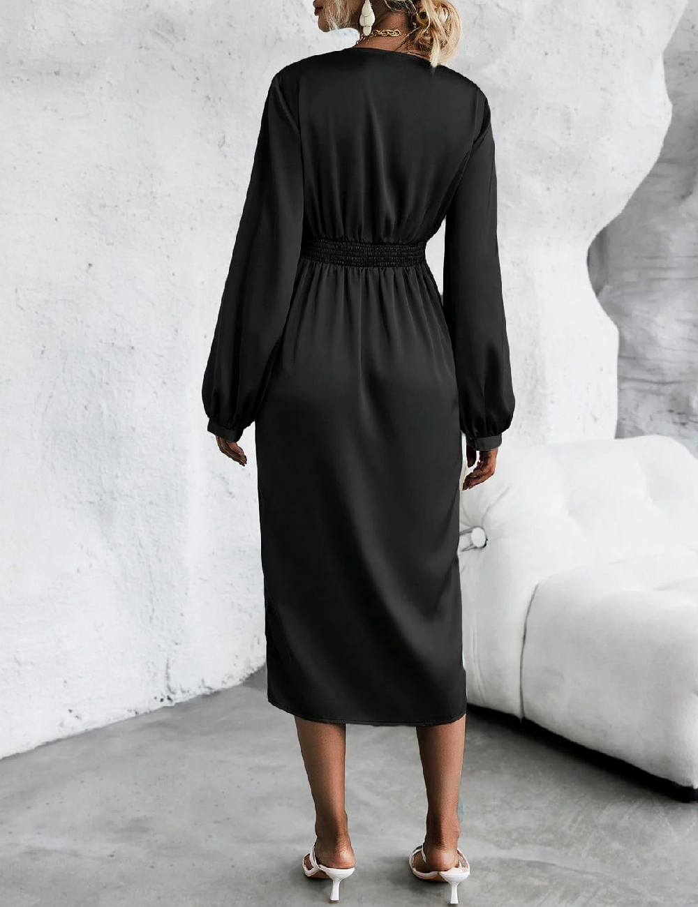 Rochie medie SHEIN, negru - 1 | YEO