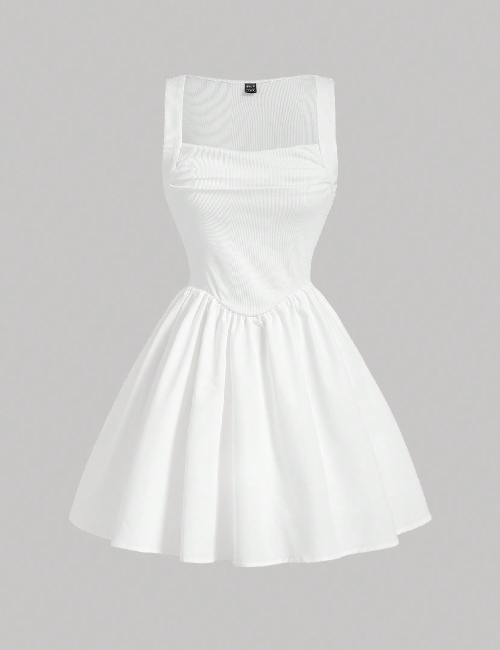 Rochie scurta SHEIN, alb