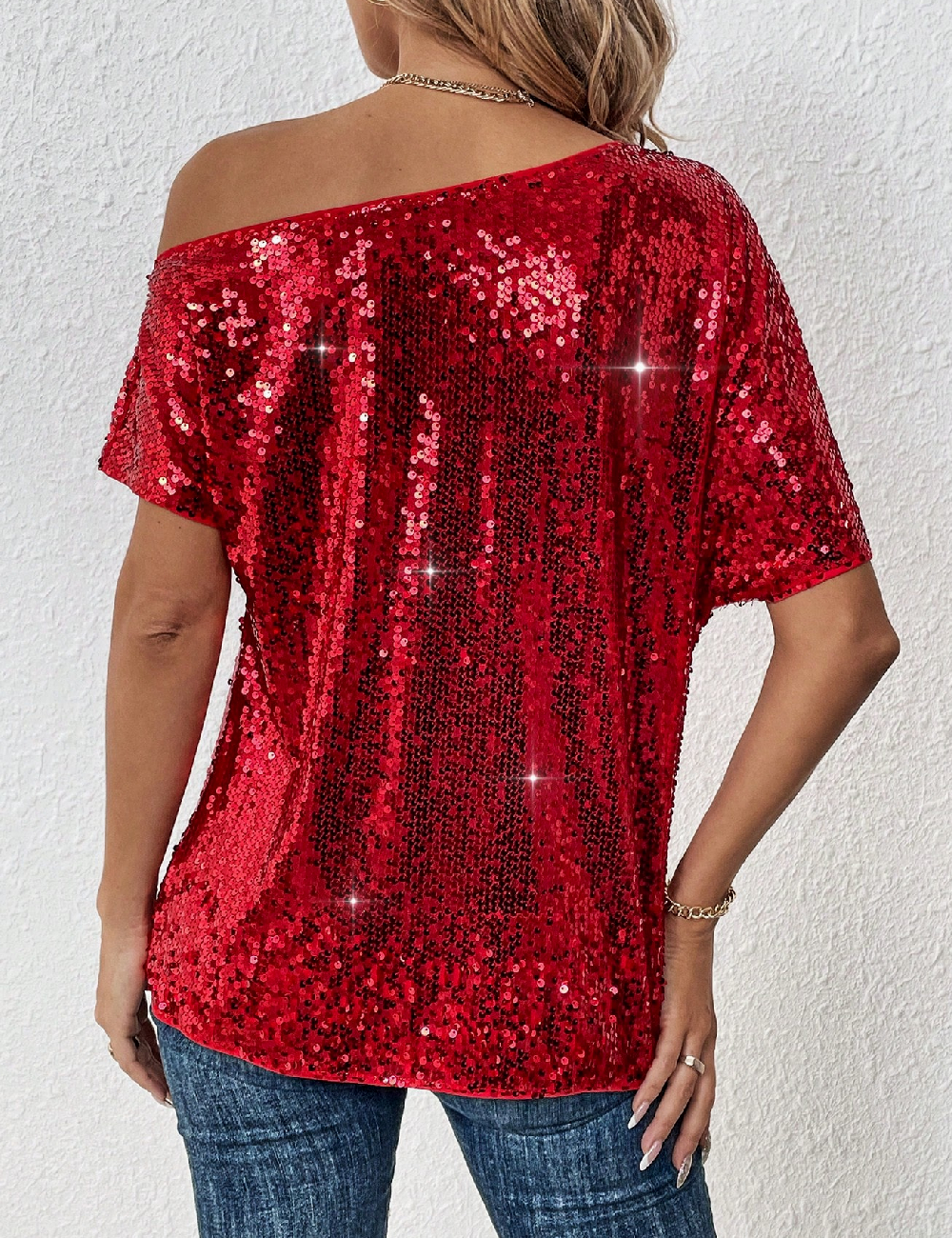 Bluza Emery Rose, rosu - 1 | YEO