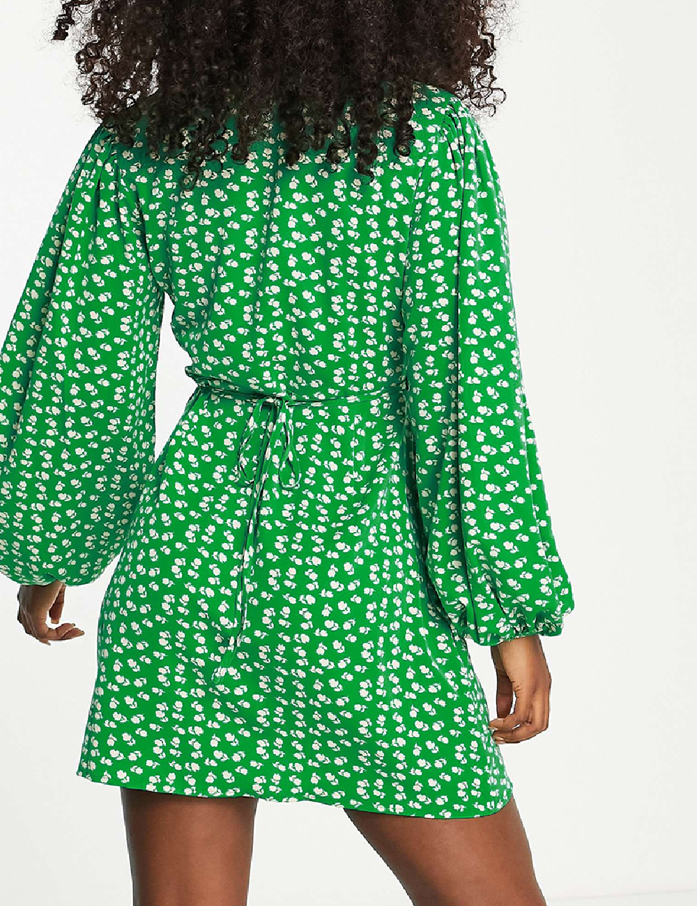Rochie scurta Glamorous, verde - 1 | YEO