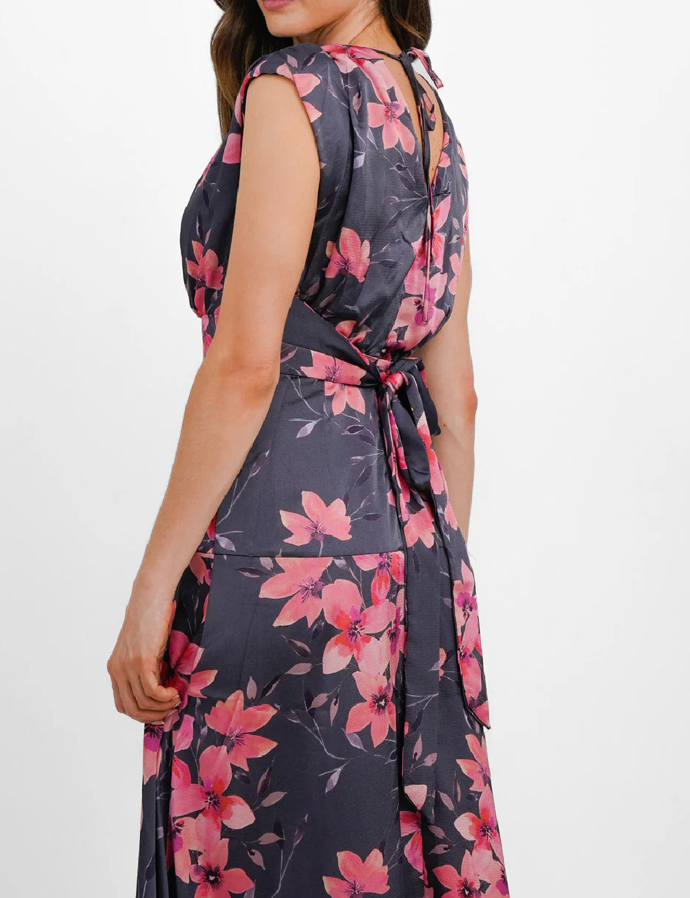 Rochie lunga Liquorish, floral print - 1 | YEO