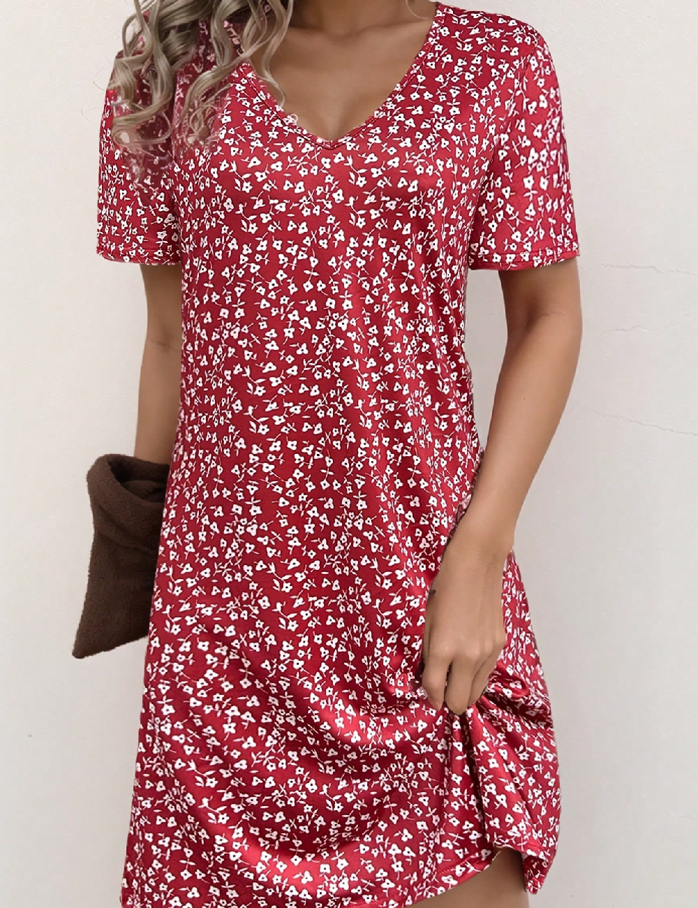 Nou SHEIN Rochie scurta, rosu