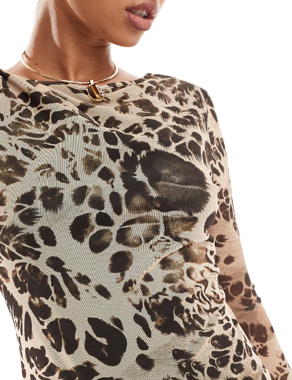 Rochie lunga ASOS, bej - 1 | YEO