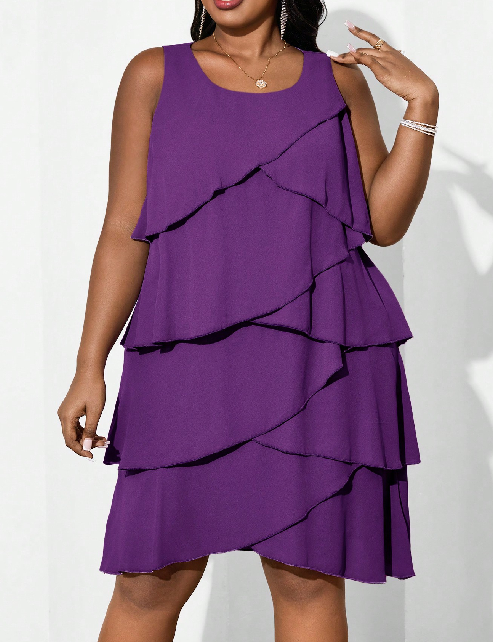 Rochie scurta SHEIN CURVE, mov