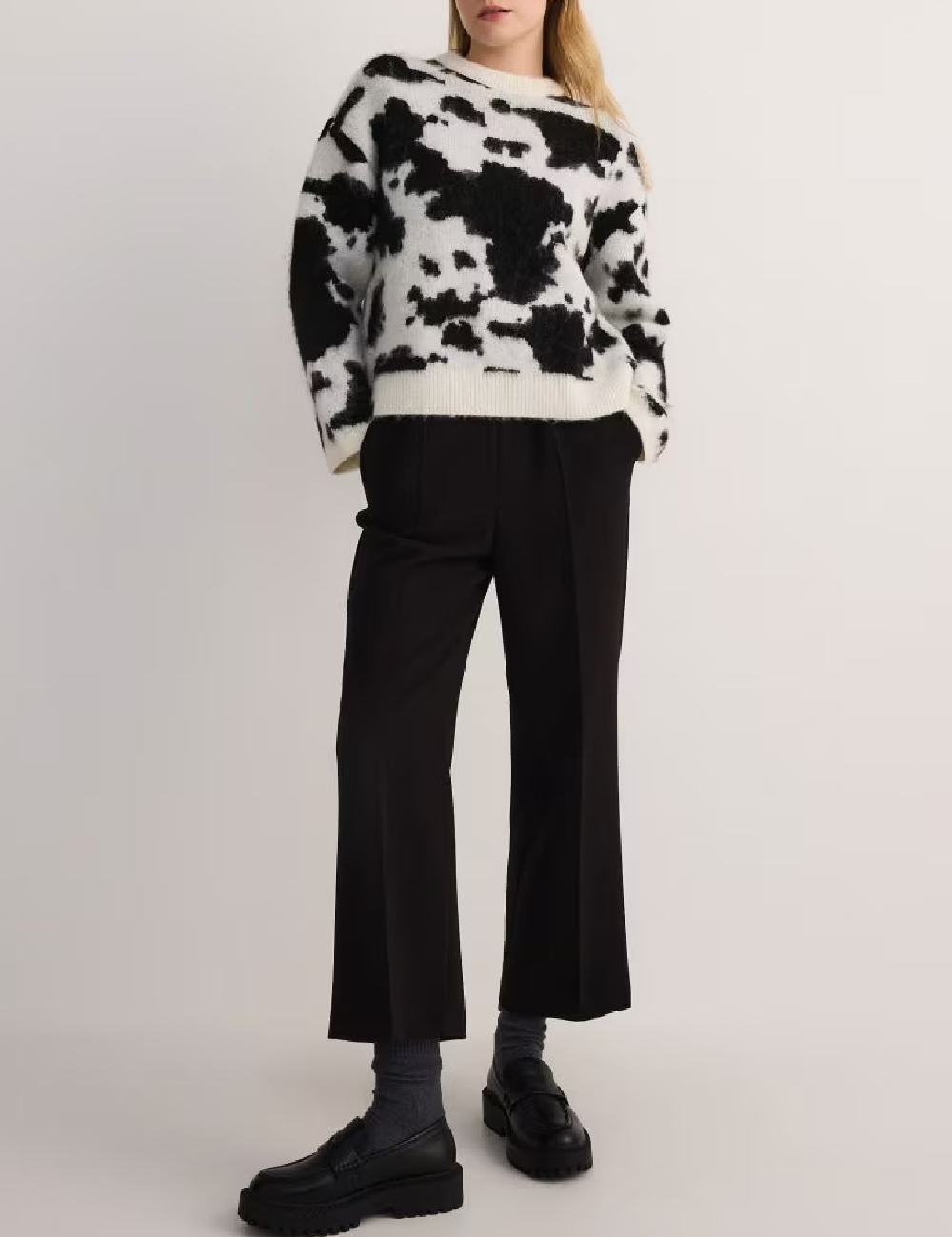 Pantaloni Reserved, negru