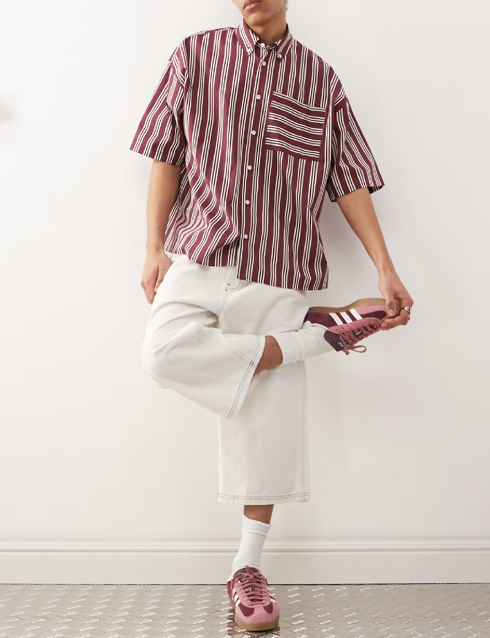 Camasa COLLUSION, visiniu