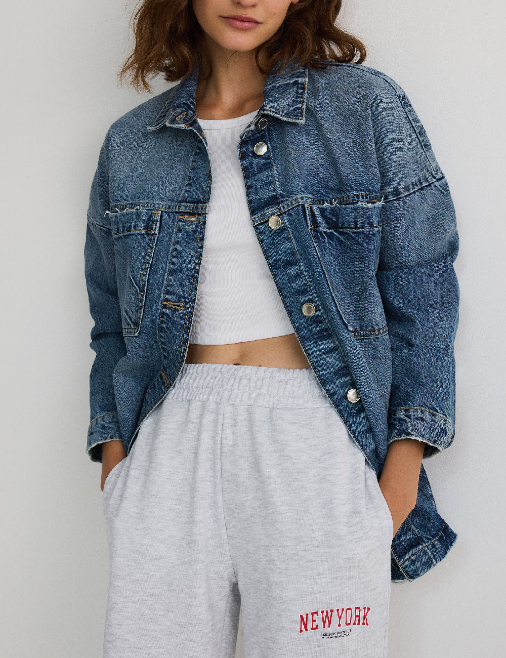 Pantaloni Reserved, gri - 1 | YEO