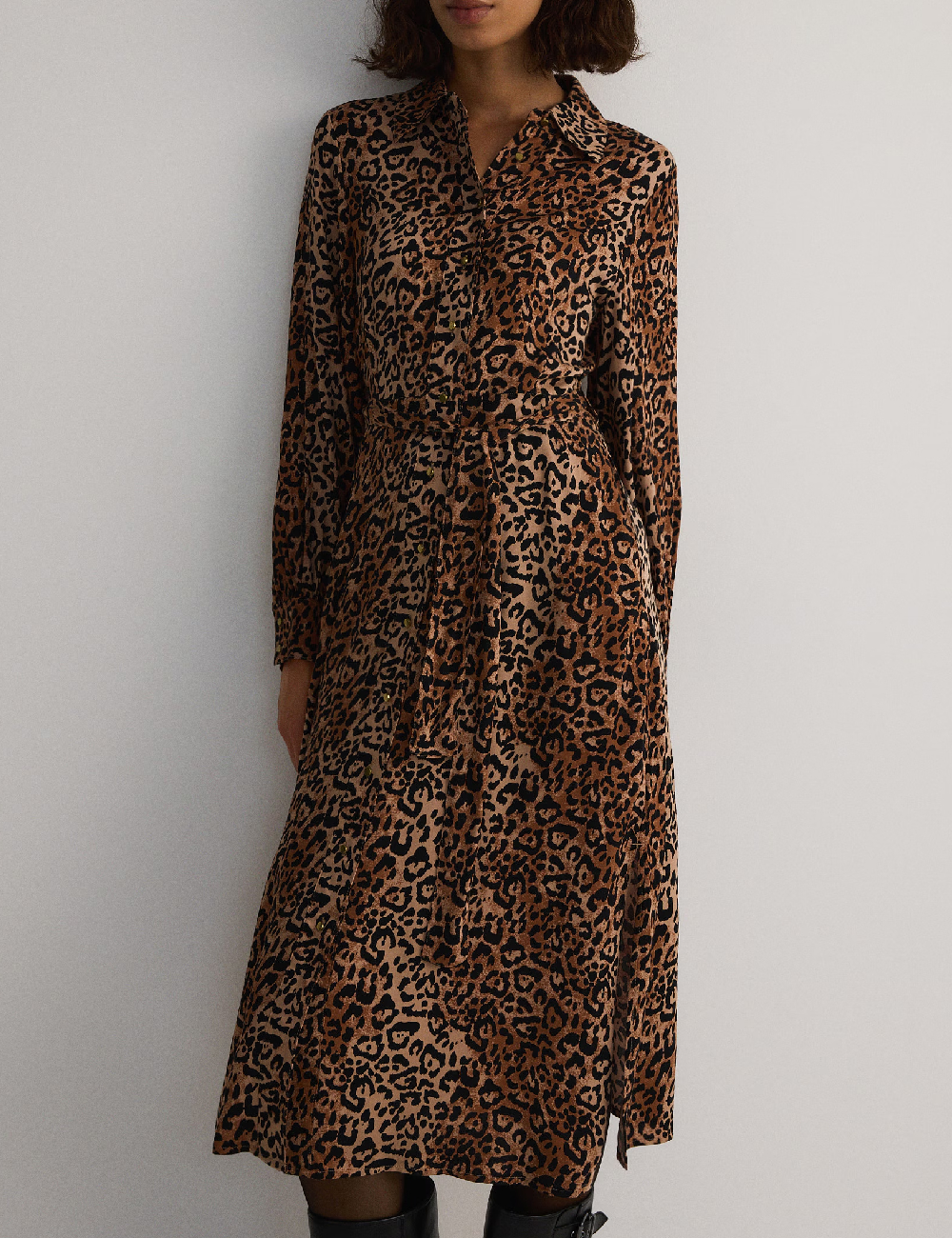 Rochie medie Reserved, animal print - 1 | YEO