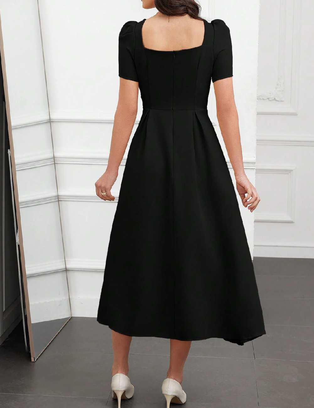 Rochie medie SHEIN, negru - 1 | YEO