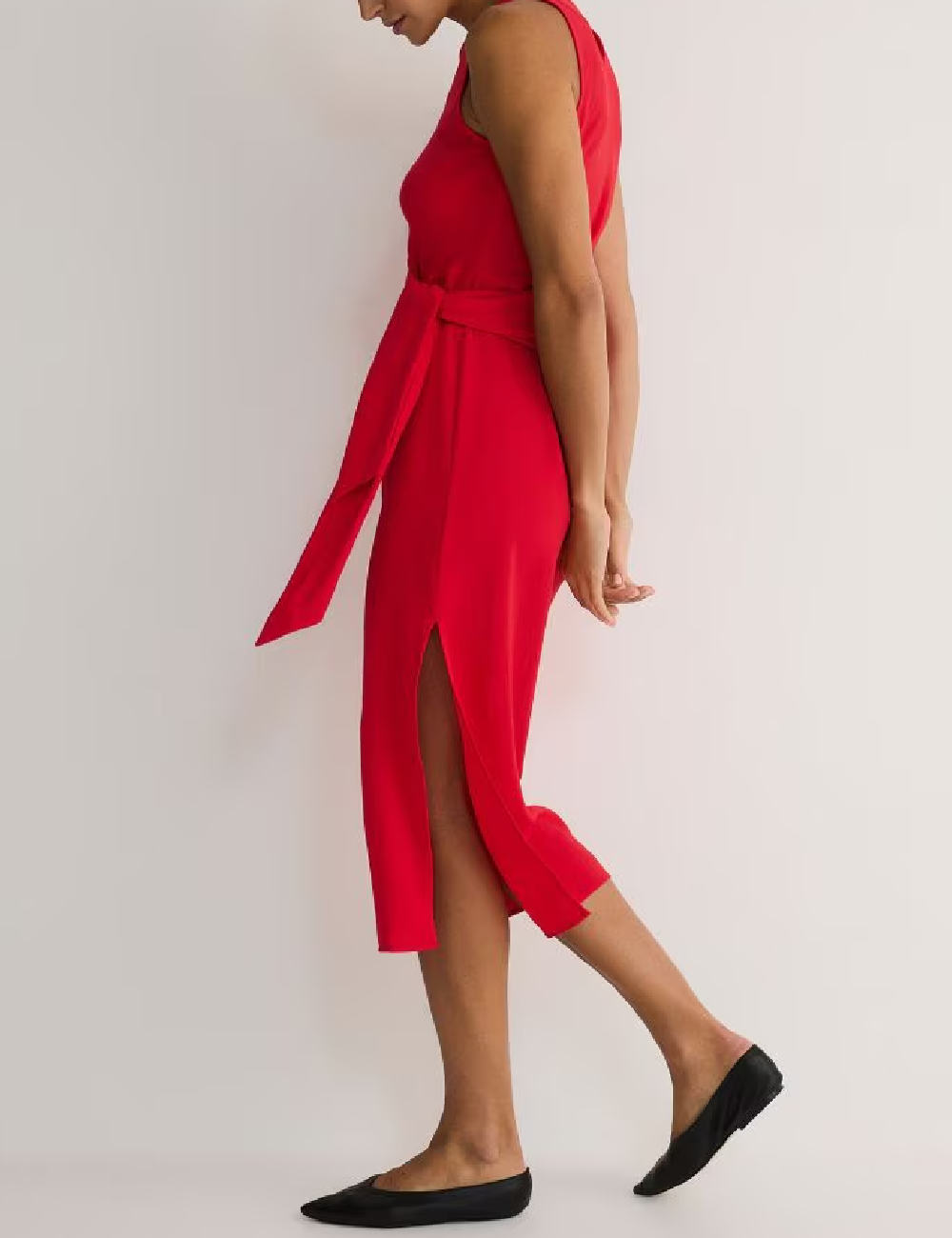 Rochie medie Reserved, rosu - 1 | YEO