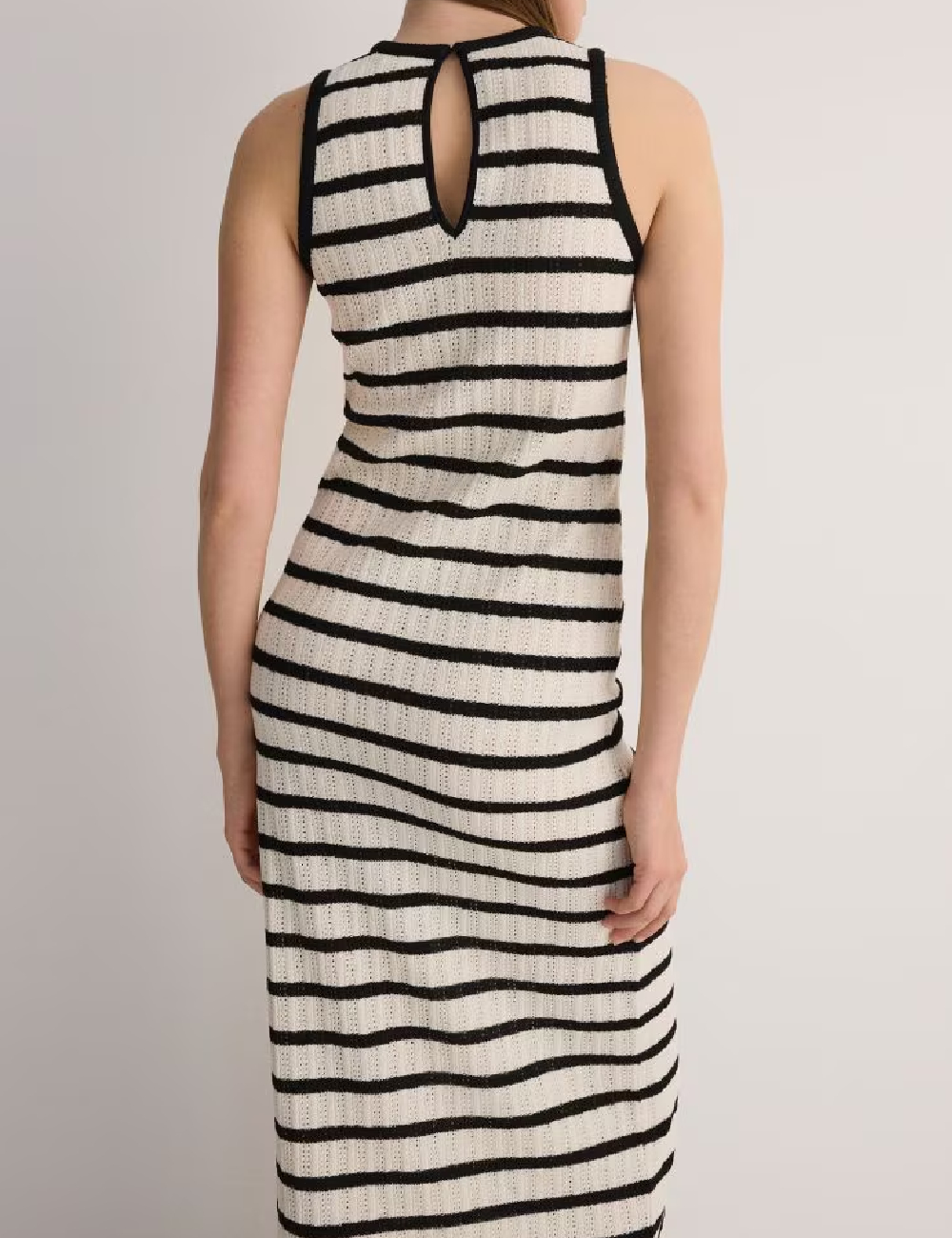 Rochie lunga Reserved, crem/negru - 1 | YEO