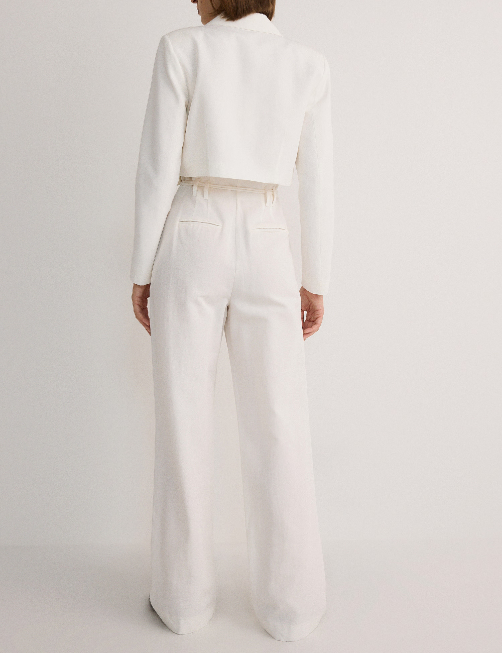 Pantaloni Reserved, alb - 1 | YEO