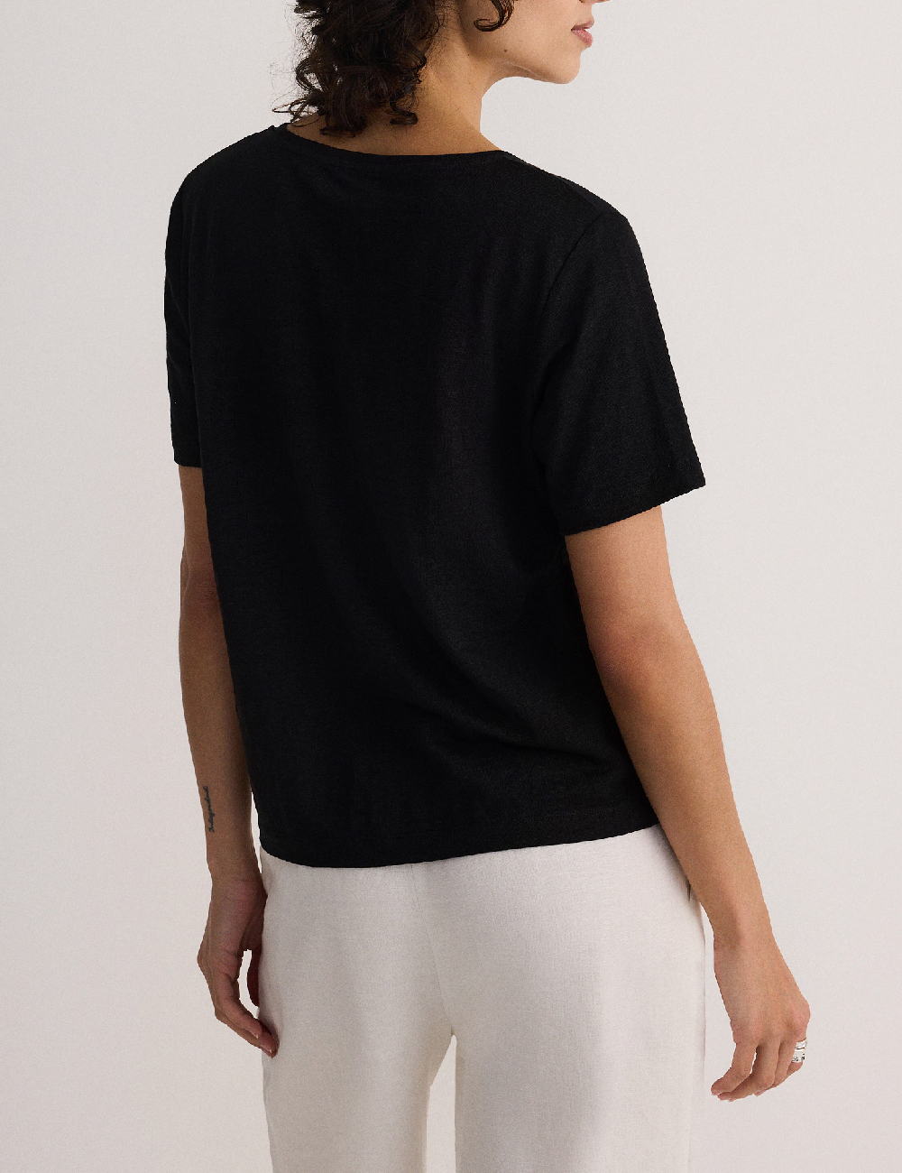 Tricou Reserved, negru - 1 | YEO